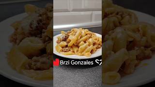 Brzi Gonzales 🍝🔥😋 Jelo s makaronama sočnim mlevenim mesom i bogatim bolonjeze sosom bitesbyw [upl. by Akinnor740]