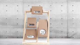 DIY Endless Calendar from Cardboard [upl. by Niriam]