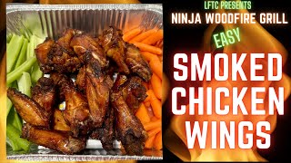 Perfectly Smoked Chicken Wings on the Ninja Woodfire Grill [upl. by Batory133]