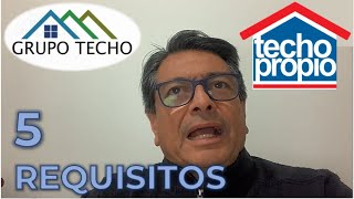 5 REQUISITOS CONSTRUCCIÓN EN SITIO PROPIO  GRUPO TECHO TE EXPLICA 4 [upl. by Gniy871]