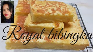 Easy Royal Bibingka recipe  glutinous rice dessert [upl. by Asatan]