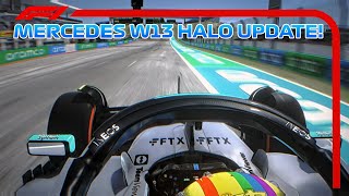 Mercedes W13 Halo update for Assetto Corsa [upl. by Ytok]