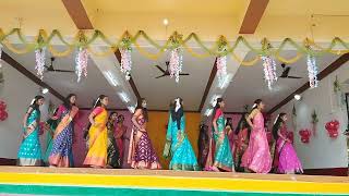 South Indian remix Dance Performance by High School Girls of St Michaels Gokhla Mission [upl. by Daph952]