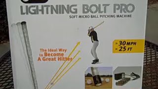 Sklz Lightning Bolt Pitching Machine Review [upl. by Wagstaff]