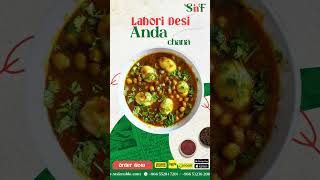 Your Daily Dose of Freshness – The Lahori Anda Chana  Riyadh [upl. by Hamon45]