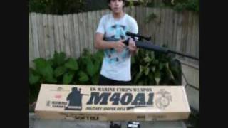 Tanaka Works M40A1 Airsoft Gun Review [upl. by Oirretna]