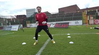 Goalkeeper Training Session 5  Warm up Feetwork Handling [upl. by Thant]