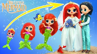 The Little Mermaid Growing Up  31 DIYs for LOL OMG [upl. by Lashonde]