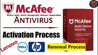 McAfee Antivirus Activation Process  McAfee Antivirus Renewal Process  antivirus renew kaise karen [upl. by Alliuqal]