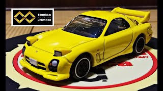 Tomica Premium Unlimited No12 Initial D RX7 Keisuke Takahashi [upl. by Annot]