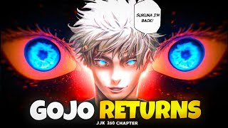 Finally Gojo is Back 😱  JJK 260 Chapter In Hindi  Imyutaro [upl. by Llerahs]