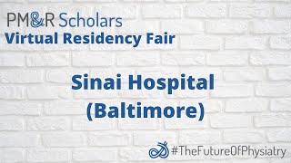 Virtual Residency Fair  Sinai Hospital Baltimore [upl. by Esilana587]