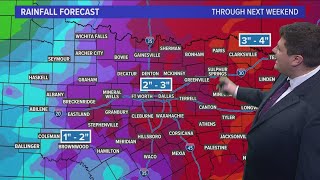 DFW Weather A calm start to the work week but storms will return [upl. by Yrol]