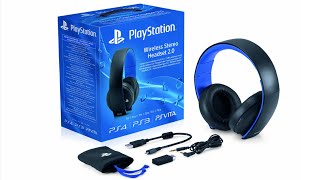 Auriculares estéreo inalámbricos 20 para PS4  PS3  PSVITA [upl. by Strawn121]