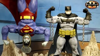 McFarlane DC Multiverse Bizarro amp Batzarro 2 Pack Action Figure Review amp Comparison [upl. by Bertram]