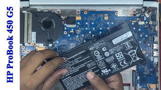 HP ProBook 450 G5 Battery Replacement  Disassembly [upl. by Rollin]