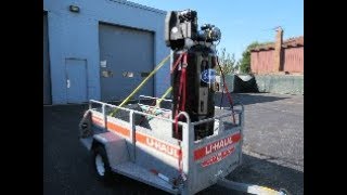 Moving a Eastwood 60 gallon compressor 250 pounds [upl. by Renee68]