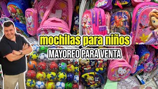 MOCHILAS en el centro CDMX 🎒👜¡MOCHILAS escolares SUPER BARATAS🤩🤑 [upl. by Cristionna]