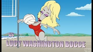 American Dad  The Way Roger Plays Voleyball [upl. by Anyale]