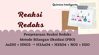 Penyetaraan Reaksi Redoks As2S5  HNO3 → H3AsO4  H2SO4  NO2  H2O [upl. by Ricker]