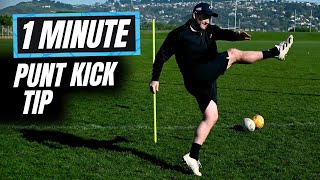 Unlock More Distance On Your Punt Kicks rugbybricks [upl. by Silverts]