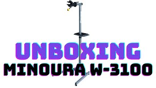 Minoura W3100 Bike Work Stand unboxing amp assemble [upl. by Cammie665]