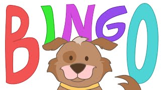 BINGO Nursery Rhyme with Lyrics  Kids Songs [upl. by Josephson]