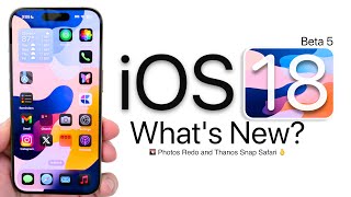 iOS 18 Beta 5 is Out  Whats New [upl. by Joseito648]