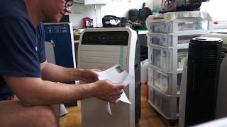 UNBOXING INSIGNIA PORTABLE AIR CONDITIONER 12000 BTU [upl. by Lovmilla432]