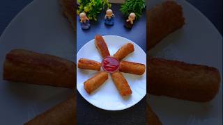 Crispy Bread 🍞 Aloo cutlet recipe Bread Spring Roll bread shorts shortvideo shortsfeed snack [upl. by Rocker]