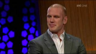 Paul OConnell confirms his team mate uses sunbeds  The Late Late Show  RTÉ [upl. by Eelyek]