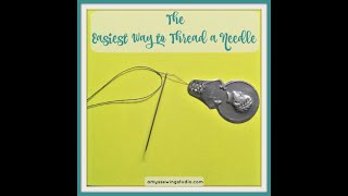 Easiest Way to thread a Needle [upl. by Essilec928]