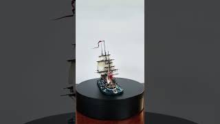 HMS Cornwallis blackseas 1700 scale history modelship napoleonicwars [upl. by Asenev155]