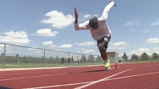 Speed demon Grant Holloway setting national marks [upl. by Atat613]