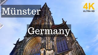 🇩🇪 Münster Germany Old Town amp Shopping Street Walking Tour September 2021 4K UHD 60fps [upl. by Ormond]