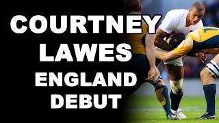 Courtney Lawes England debut [upl. by Nowad271]