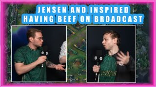 JENSEN and INSPIRED Having BEEF on MSI Broadcast 👀 [upl. by Airb]