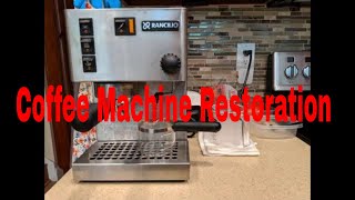 How I Restored the Abandoned Rancilio Silvia Coffee Espresso Machine [upl. by Haveman]