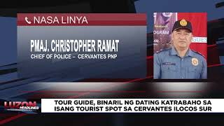 Tour Guide binaril ng dating katrabaho sa isang tourist spot sa Cervantes Ilocos Sur [upl. by Rehc]