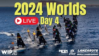 LIVESTREAM  Day 4  49er amp 49erFX Skiff World Championships [upl. by Wartow]