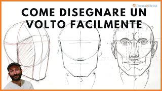 Come disegnare un volto facilmente [upl. by Bram540]