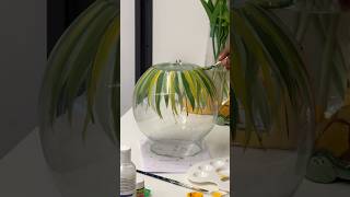 🔥Fish bowl transformation trending diy yas craft transformation paint viral shorts fyp [upl. by Brogle]