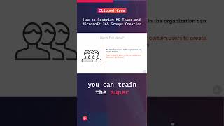 Restrict Microsoft365 Group creation in MSTeams 💡 [upl. by Woolson509]