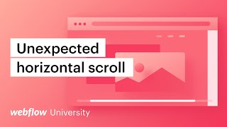 Fix unwanted horizontal scroll and whitespace with Overflow hidden — Webflow tutorial [upl. by Airym]