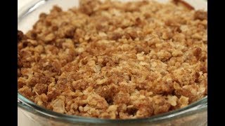 Apple Crumble  Sanjeev Kapoor Khazana [upl. by Noam]