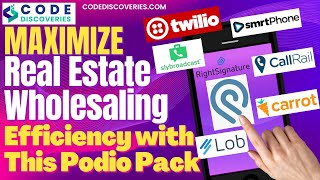 Maximize Real Estate Wholesaling Efficiency with This Podio CRM🏡💼  Code Discoveries [upl. by Niu]