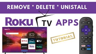 Mastering Your Roku TV How to Delete and Uninstall Apps Easily [upl. by Lekram313]