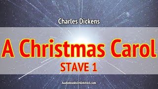 A Christmas Carol Audiobook STAVE 1 with subtitles [upl. by Verada]