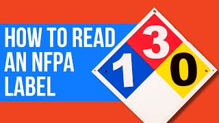 EHS Training How to read an NFPA label [upl. by Htebzil39]