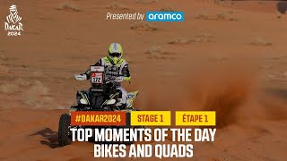 Bikes and Quads Top moments  Stage 1  Dakar2024 [upl. by Sky]